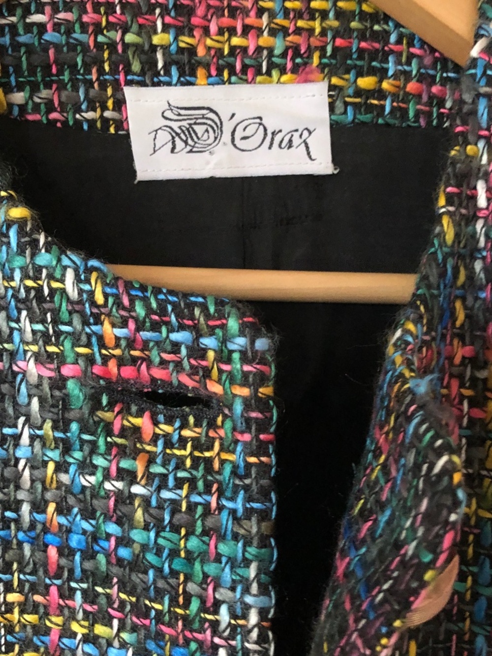 Multicoloured Wool Blend Jacket - Picture 2 of 4